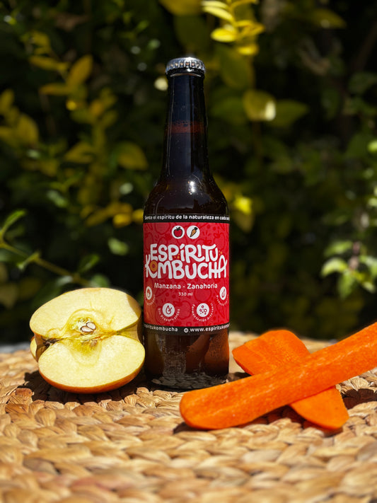 Kombucha manzana-zanahoria 330 cc
