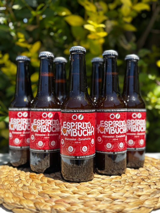 Pack 6 Kombucha Manzana Zanahoria 330 cc